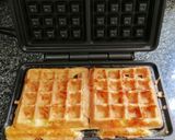 รูปขั้นตอนการทำที่ 9 ของ Chaffles (Waffle คีโต)