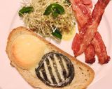 Hình bước làm 4 của món Chèvre Chaud - Bánh Mì Nướng Phô Mai Dê Hai Màu & Bacon