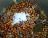 A picture of step 3 of Kala chana chole(Black chickpea​ chole).