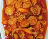 Foto langkah ke 4 dari resep Tofu asam manis pedas.