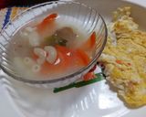 Foto langkah ke 6 dari resep Macaroni sup with scramble egg.