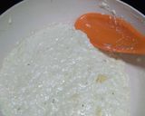 A picture of step 4 of Beetroot kalakand.