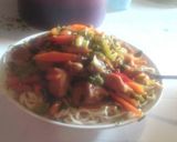 Foto del paso 11 de la receta: Chaomein pollo y verduras en olla