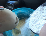 A picture of step 5 of Mocha Muffins with Whipped Cream Topping.