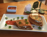 Foto del paso 12 de la receta: Crepes salados rellenos con queso y mermelada de pimientos - sin