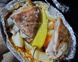 Une image de l'étape 11 de Hauts de côtelettes d'agneau rôtis avec pommes de terre 🧈🥩🥔🍅🌶.