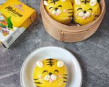 Foto langkah ke 8 dari resep Pao Labu Kuning Karakter Isi Kacang Hijau.