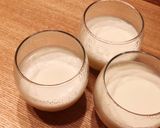 A picture of step 3 of Japanese silky milk pudding.