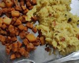 பருப்பு கலவை சாதம், உருளைக்கிழங்கு வருவல் ரெசிபி ஸ்டேப் 2 புகைப்படம்