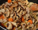 A picture of step 4 of Chicken Fricassée.
