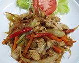 รูปขั้นตอนการทำที่ 6 ของ ไก่ผัดขิง