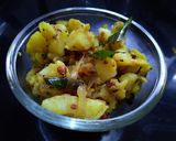 A picture of step 4 of Batata bhaji.