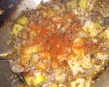 A picture of step 2 of Sabudana khichdi.