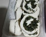 Foto langkah ke 4 dari resep Rolade Tahu Daun Singkong.