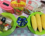 Foto langkah ke 1 dari resep Bakwan Jagung Bunga Telang.
