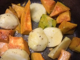 Sopa cremosa de zapallo y papa