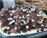 A picture of step 3 of Tiramisu (eggless)Italian dessert.