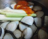 Hình bước làm 1 của món Nghêu hấp Thái