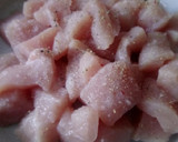 Almás csirkés saslik bundában, gluténmentesen recept fázis 1 fotója