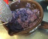 Une image de l'étape 4 de Écrasée d eddos et pommes de terre vitelotte au parmesan et huile de truffe.