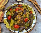 Foto langkah ke 5 dari resep Terong sambal ijo ikan teri.