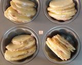 A picture of step 4 of Hasselback potatoes.