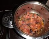 A picture of step 5 of Kales#4 weeks challenge#charityrecipe.