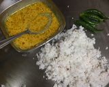 A picture of step 3 of Steamed Mustard Prawns.