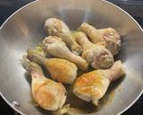 A picture of step 1 of Chicken Paprika.
