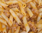 A picture of step 3 of Quick Macaroni with Bechamel.