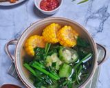 Foto langkah ke 3 dari resep Sayur Bayam Gambas.