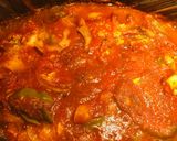 A picture of step 5 of Crockpot Shredded Chicken Paprika.
