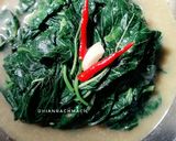 Foto langkah ke 4 dari resep Bobor Bayam Sambal Terasi.