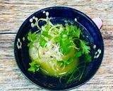 Hình bước làm 4 của món Canh Bí Xanh Nhồi Thịt