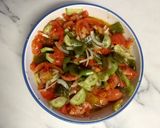 Foto do passo 7 de Salada de tomate e pimento assado