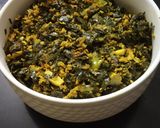 A picture of step 3 of Sickle senna leaves stir fry.