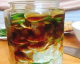 Hình bước làm 4 của món Chanh ngâm mật ong 🍋