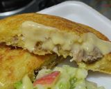 Foto del paso 9 de la receta: Arepa🫓de maiz🌽rellena de pollo🍗piña🍍y queso🧀🥯