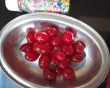A picture of step 7 of Eggless Microwave Red Velvet Cake.