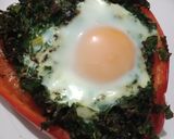 Foto del paso 6 de la receta: Morrón relleno con kale 🥬