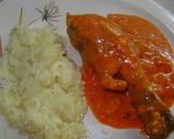 Foto del paso 6 de la receta: Pollo a la crema (mixeada) de morrón