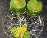 A picture of step 3 of 🥒🍏☘🍃Herbal Green Detox Juice🥒🍏☘🍃.