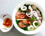 Hình bước làm 5 của món Hủ tiếu mực