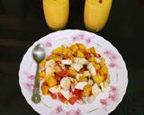 A picture of step 2 of Egg Mango Salad.
