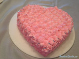 Receta de bizcocho con forma de corazón