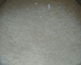 A picture of step 1 of Jeera Rice.