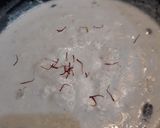 A picture of step 5 of Paneer makhana kheer.