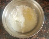 A picture of step 2 of Sattu mini chillas.