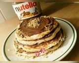 صورة لخطوة 15 من وصفة بانكيك بالنوتيلا والمكسرات 😍