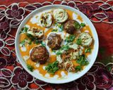 A picture of step 15 of Royal Paneer Anjeer kofta.